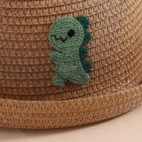Sombrero de Pescador de Dibujos Animados de Dinosaurio para Niños, Sombrero de Sol de Playa Estilo Coreano para Bebés, Niños y Niñas, Venta al por Mayor Disponible