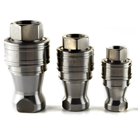 Raccord rapide pneumatique et hydraulique KZD en laiton en acier inoxydable