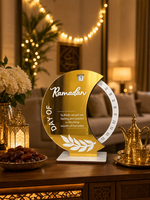 Halbhandgefertigtes Hölzernes Countdown-Ornament & Drehbarer Präsentationsständer für Zuhause/Büro-Schreibtisch