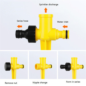 Arroseur rotatif à pointe de sol pour économie d'eau, distribution uniforme de l'eau, idéal pour l'irrigation des vergers et des fermes maraîchères - Product Image 2