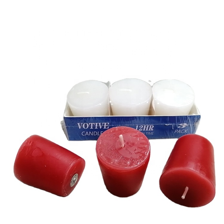 Topchina Factory sale best price customization label colored astrology candle votive candle for religious and home deco