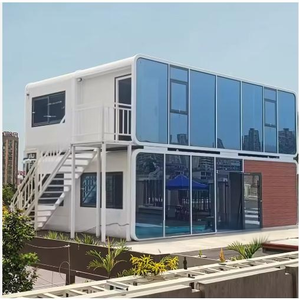 Casa Pré-Fabricada Personalizada de 40 Pés, Modelo Apple Cabin, Dupla Camada, Com Quarto Único, Totalmente Mobiliada, Casa Contêiner com Terraço - Product Image 2