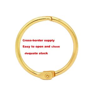 วงแหวนหนีบเอกสาร EWANG ขนาด 1.2 นิ้ว สีทอง สำหรับใส่ใบปลิว ขนาด 32 มม. ใช้สำหรับการ์ดและเอกสาร - Product Image 1