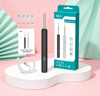 Limpiador de Oídos Visual Inalámbrico con Conexión WiFi, Cámara HD, Recargable por USB-C, Otoscopio Portátil para Limpieza de Cera de Oídos en el Hogar