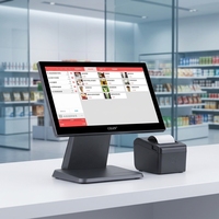 Systèmes de point de vente tout-en-un avec écran tactile de 15,6 pouces, prix d'usine en gros, pour restaurants