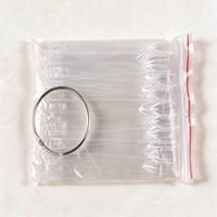 Présentoir carré en forme d'éventail pour échantillons de vernis à ongles, 50 couleurs, avec anneau métallique, pour la présentation de vernis gel et la pratique du nail art