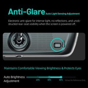 Cámara de Visión Trasera de 9.35 Pulgadas, WiFi de 5.8GHz, Cámara Frontal 2K y Trasera 1080P para Auto, ADAS y BSD, TV para Auto para Xiaomi U7 BYD Ti7 - Product Image 5