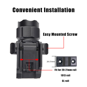 Pointeur tactique LED vert compact à dégagement rapide, étanche IP68, rechargeable USB, en alliage d'aluminium pour la chasse, le camping et les activités de plein air - Product Image 4