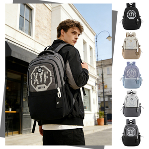 <span class=keywords><strong>Sac</strong></span> à <span class=keywords><strong>dos</strong></span> pour ordinateur portable de grande capacité, <span class=keywords><strong>sac</strong></span> à <span class=keywords><strong>dos</strong></span> multifonctionnel, <span class=keywords><strong>sac</strong></span> de voyage décontracté unisexe avec sangle réglable et <span class=keywords><strong>nylon</strong></span> imperméable - Product Image 1