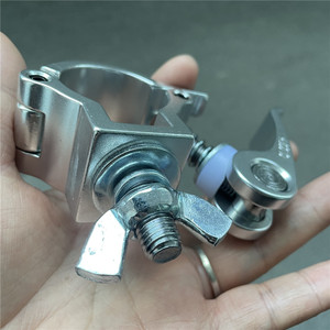 Kẹp đèn truss nhôm nhẹ Kkmark Hot Sale màu đen bạc mini 360 QR 2 inch 1.5 inch 100kg 75kg tháo lắp nhanh - Product Image 6