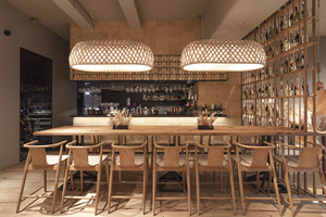 ชุดเฟอร์นิเจอร์ร้านอาหารทำจากไม้ทันสมัยสำหรับตกแต่งร้านอาหารการออกแบบร้านอาหารตามสั่ง - Product Image 4
