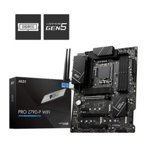 MSI PRO Z790-P WiFi ProSeries <b>Motherboard</b> (Supports 12th/13th/14th Gen Intel Processors, LGA 1700, <b>DDR5</b>, USB 3.2 Gen2, ATX) - Product Image 1