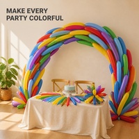 Selamat Tahun Baru Eid Mubarak Dekorasi Baby Shower Mainan 260 Balon Panjang Profesional Ballon Decorativo Globos untuk Ulang Tahun Anak