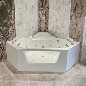 Bañera de Hidromasaje Moderna y Ecológica, Rectangular, Independiente, con Jets y Música Bluetooth para Spa y <span class=keywords><strong>Baño</strong></span> - Product Image 4