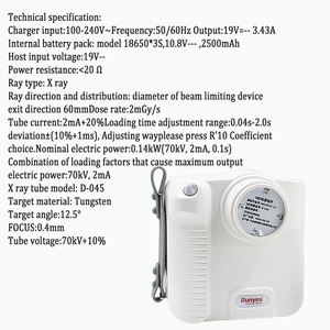 Apparecchiatura Radiologica Orale Veterinaria Portatile Runyes, Macchina per Radiografie Dentali per Animali - Product Image 5