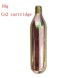 Bombola da 16g per cartuccia di co2, gas co2 da 16 grammi 12g 24g 25g 33g 38g 74g 88g fornitura di fabbrica di co2