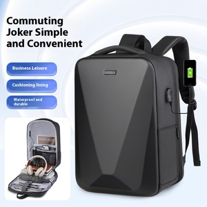 Custom <b>17</b> Inch Unisex Oxford Large Capacity Anti-theft Hard Shell Fashion Waterproof <b>Laptop</b> <b>Backpack</b> with Air Cushion Belt - Product Image 2
