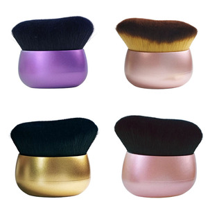 Logo personnalisé en gros Kabuki cosmétiques pinceau de <span class=keywords><strong>maquillage</strong></span> tête plate mélange bronzage pour le visage corps fond de teint correcteur <span class=keywords><strong>maquillage</strong></span> unique - Product Image 1