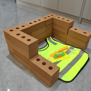 Commercio all'ingrosso EVA schiuma rosso marrone <span class=keywords><strong>per</strong></span> <span class=keywords><strong>bambini</strong></span> ad incastro blocco da costruzione parco <span class=keywords><strong>giochi</strong></span> & costruzione sensoriale giocattolo da gioco <span class=keywords><strong>per</strong></span> <span class=keywords><strong>bambini</strong></span> - Product Image 6