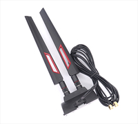 Échantillon Gratuit Antenne de Routeur CPE Pro WiFi Sans Fil Externe Omni Aérien 2*2 5G 4G LTE 3G GSM Avec Base Magnétique Mâle TS9 SMA