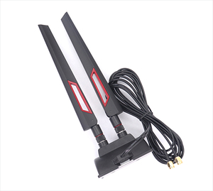 Antenna Esterna Omnidirezionale 2*2 5G 4G LTE 3G GSM per <span class=keywords><strong>Router</strong></span> WiFi Wireless CPE Pro con Base Magnetica TS9 SMA Maschio - Campione Gratuito - Product Image 4