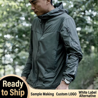 Chaqueta de Protección Solar de Alto Rendimiento Personalizada con Cremallera para Hombre, Marca Privada, Resistente, Tecnología Soft Shell, Servicio OEM Integral Premium