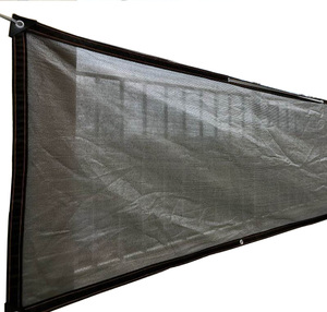 Màu Be màu sân riêng tư hàng rào Net HDPE + UV Chất lượng cao Băng Mono bảo vệ giá Net - Product Image 5