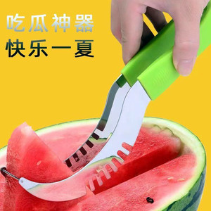 Coupe-pastèque en acier inoxydable, coupe-fruits domestique, trancheuse, éplucheur, couteau à fruits tranchant - Product Image 2