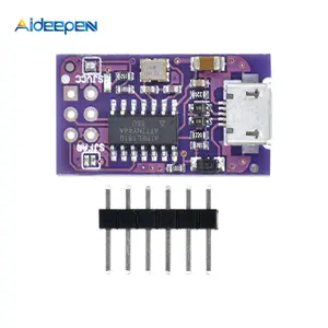 Aideem Mico USB Kecil AVR ISP 5V ATtiny44 USB Kecil ISP Programmer untuk Arduino Bootloader