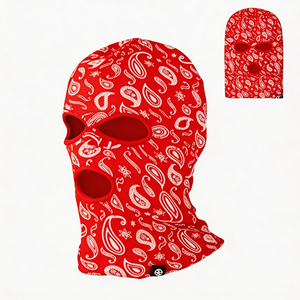 Pasamontañas de Doble Capa Y2K, Máscara de Esquí Ajustable, para Deportes al Aire Libre, Fiestas, Uso Diario, Unisex, Protección Térmica para Frío Extremo - Product Image 1