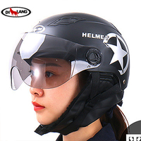 Demi-casque de moto pour femme, prix d'usine