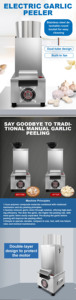 Dites adieu à l'épluchage manuel machine à éplucher l'ail entièrement automatique, la nouvelle révolution de la cuisine - Product Image 6