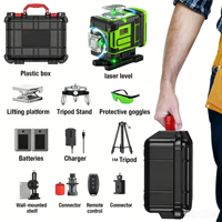 Nouvelle Arrivée Niveau Laser Numérique Portable Industriel Multifonctionnel 4D 16 Lignes Vertes Haute Puissance pour Carrelage