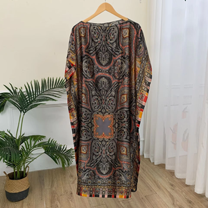 เดรสมุสลิมทรงหลวมพิมพ์ลายแอฟริกัน - Product Image 5