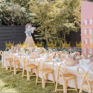 Silla Infantil de Mimbre Tejida a Mano para Eventos y Fiestas, Silla de Mimbre Natural para Niños Pequeños, Muebles Infantiles Ecológicos y Duraderos, Pedido al por Mayor - Product Image 1