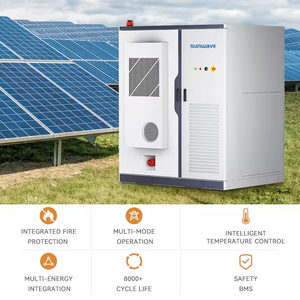Sunwave محول شمسي 125kW بطارية 265kWh نظام BESS الصناعي والتجاري عالي الجهد نظام UL CE - Product Image 2