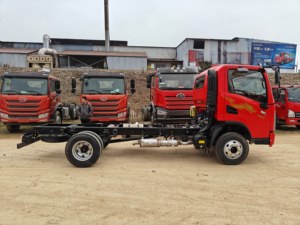 Camion de transport à plateau plat SHACMAN Delong G1 170 ch avec rampe et échelle, machine de transport légère 4x2 pour mini-excavatrice - Product Image 3