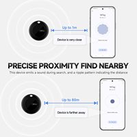 Lot de 4 traceurs GPS certifiés MiLi pour suivi en temps réel, conception étanche pour Android/iOS, localisateur de clés/bagages/valises
