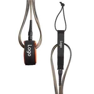 Nuevo diseño de alta calidad al por mayor y correa de tabla de surf de PVC OEM correa de surf recta para cuerda de pierna de Surf cuerda de rodilla - Product Image 1