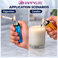 Briquet jetable en plastique avec roue de sécurité enfant, impression personnalisée pour cigarettes et spirales anti-moustiques, pour supermarchés