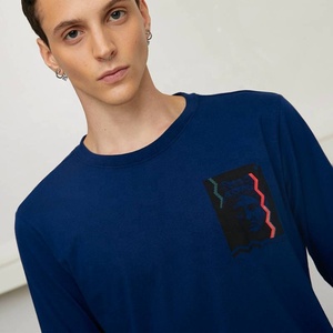 <span class=keywords><strong>Pigiama</strong></span> da <span class=keywords><strong>Uomo</strong></span> in <span class=keywords><strong>Cotone</strong></span> e Bambù Organico, Set con Maniche Lunghe e Pantaloni Lunghi, Abbigliamento da Notte in Bambù - Product Image 6