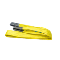 Sangle de levage plate en polyester 3T, norme européenne EN1492-1:2000, facteur de sécurité 5:1-7:1
