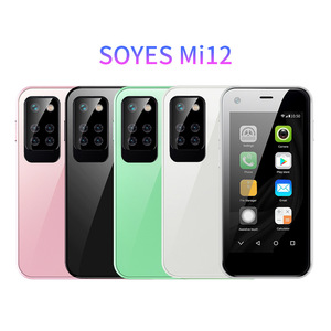 Soyes xs13 mi12 P40 mini điện thoại thông minh 2.5inch Wifi <span class=keywords><strong>GPS</strong></span> Android điện thoại di động cơ thể mỏng Dual Sim <span class=keywords><strong>Google</strong></span> chơi cửa hàng dễ thương điện thoại thông minh - Product Image 3