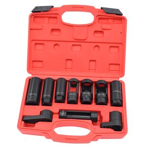 Clé de démontage de capteur d'oxygène en acier de haute qualité, 10 pièces, outil de carrosserie automobile, manchons d'oxygène pour une installation pratique du capteur d'oxygène - Product Image 3