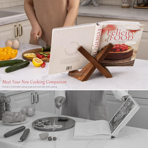 <span class=keywords><strong>Support</strong></span> <span class=keywords><strong>de</strong></span> <span class=keywords><strong>livre</strong></span> <span class=keywords><strong>de</strong></span> recettes en bois et porte-recettes sur pied, robuste et durable, <span class=keywords><strong>pour</strong></span> comptoir <span class=keywords><strong>de</strong></span> <span class=keywords><strong>cuisine</strong></span>, multifonctionnel, présentoir décoratif - Product Image 4