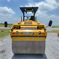 Rouleau compresseur routier Caterpillar Cat CB64 d'occasion à vendre, rouleau compresseur vibratoire à double tambour Cat CB64 d'occasion à vendre