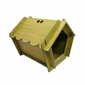 Best Sales Modische Holz Indoor Bett Käfig Atmungsaktive Katze Kaninchen Haus New Home Geschenk Weihnachten Black Friday Pet Möbel