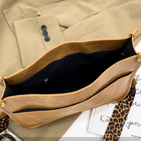 Sac à bandoulière en cuir Pu à sangle de guitare léopard pour femme, fourre-tout quotidien Portable avec poche zippée, à la mode, 2023
