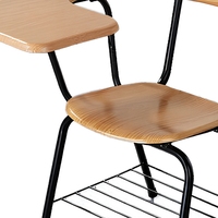 Chaise pliable empilable durable pour la maison, le bureau et l'école.