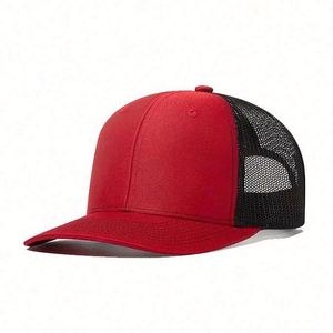 Gorra Richardson 112 con Parche de Cuero y Logotipo Bordado Personalizado, Gorras Trucker al por Mayor, Gorras Richardson Lisas para Hombre - Product Image 4